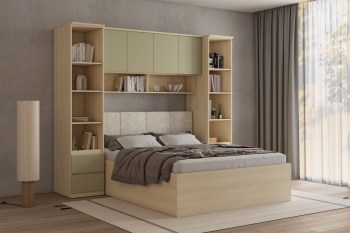 Schlafzimmer-Set LERRA 3 Lindberg Eiche / Eukalyptus