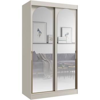 Schiebeschrank mit Spiegel 120 MOGI kaschmir + gold