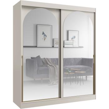 Schiebeschrank mit Spiegel 180 MOGI kaschmir + gold